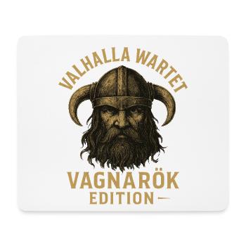 Valhalla attend les Vikings de l’édition Vagnarök - Tapis de souris (format paysage) - blanc - Devant