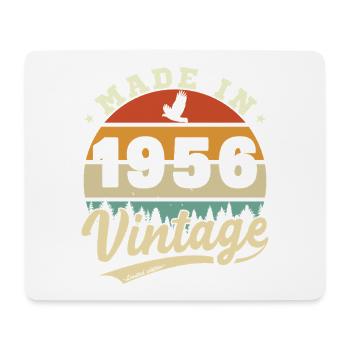 70 Jahre 1956 Vintage Retro Geburtstagsgeschenk - Mousepad (Querformat) - Weiß - Vorne