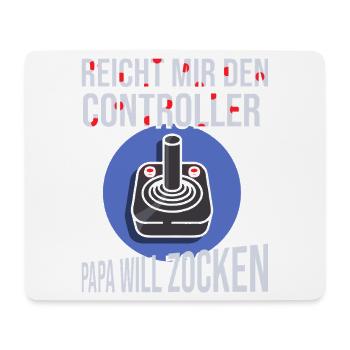 Gamer Gaming Father Father's Day Saying Gaming Dad - Mouse Pad (horizontal) - white - Front