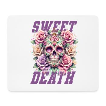 Flowers Skull Beauty Bloom - Mouse Pad (horizontal) - white - Front