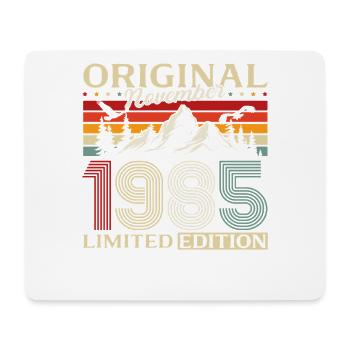 40. Geburtstag Original November Jahrgang 1985 - Mousepad (Querformat) - Weiß - Vorne