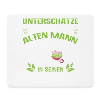 Garten Gärtner Gärtnern Gartenarbeit Gartenarbeit - Mousepad (Querformat) - Weiß - Vorne