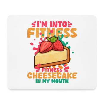 Cheesecake - Mouse Pad (horizontal) - white - Front