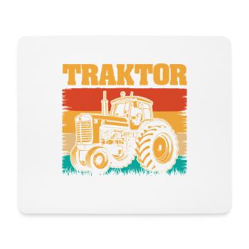 Landwirt Bauernhof Farmer Bauer Traktor - Mousepad (Querformat) - Weiß - Vorne