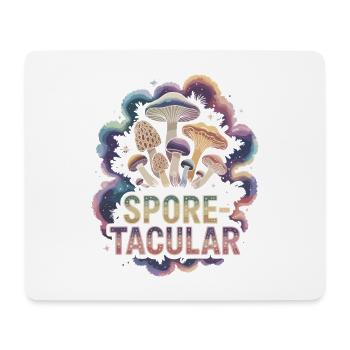Champignon Spore-tacular Drôle Mycologie - Tapis de souris (format paysage) - blanc - Devant