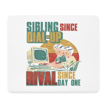 Sibling Rivalry Brother Sister - Mouse Pad (horizontal) - white - Front