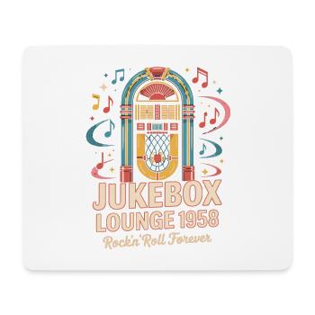 Jukebox Lounge 1958 - Mousepad (Querformat) - Weiß - Vorne