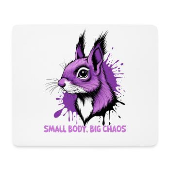 Lila Hase Chaos Druck - Mousepad (Querformat) - Weiß - Vorne