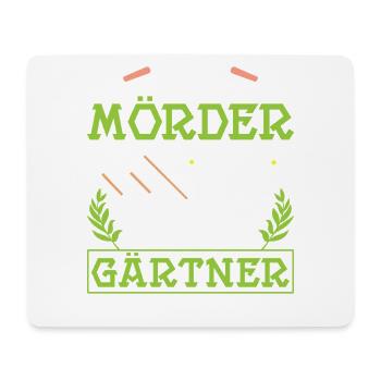 Garten Gärtner Gärtnern Gartenarbeit Gartenarbeit - Mousepad (Querformat) - Weiß - Vorne