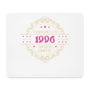 Hergestellt im Jahr 1996 Geburtstagskind Frau Geschenk - Mousepad (Querformat) - Weiß - Vorne