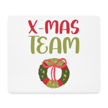X-Mas Team - Mouse Pad (horizontal) - white - Front