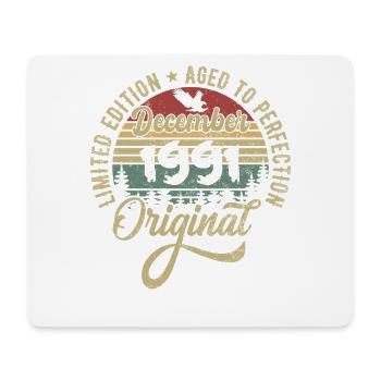 Dezember 1991 - Legende Seit Dezember 1991 - Mousepad (Querformat) - Weiß - Vorne