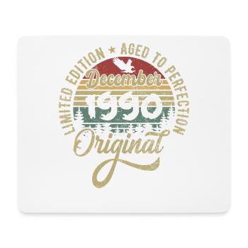 Dezember 1990 - Legende Seit Dezember 1990 - Mousepad (Querformat) - Weiß - Vorne