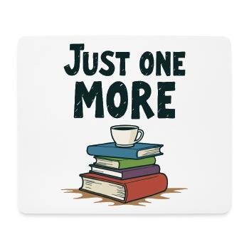 Juste un livre de lecture de plus Café - Tapis de souris (format paysage) - blanc - Devant