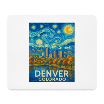 Denver Colorado - Mousepad (Querformat) - Weiß - Vorne