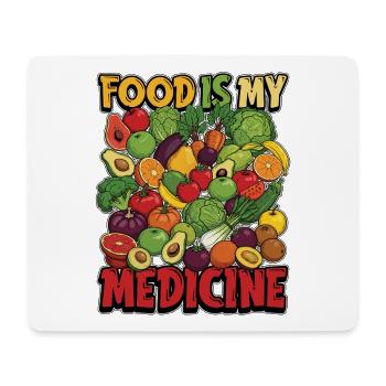 Nutritionist Food Is My Medicine Nutritional Coach - Mouse Pad (horizontal) - white - Front