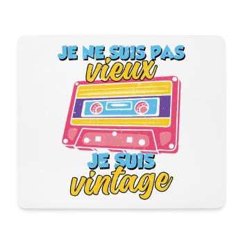 I'm Not Old I'm Vintage Birthday - Mouse Pad (horizontal) - white - Front
