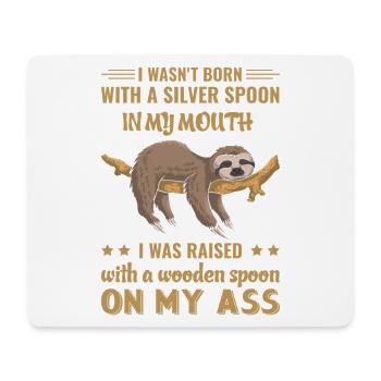 Sloth Funny Saying - Mouse Pad (horizontal) - white - Front