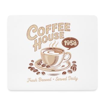 Vintage Kaffee Werbung - Mousepad (Querformat) - Weiß - Vorne