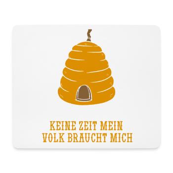No time my colony needs me bee beekeeper - Mouse Pad (horizontal) - white - Front