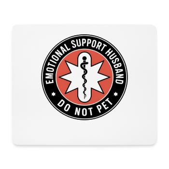 Emotionaler Support Ehemann Nicht Anfassen - Mousepad (Querformat) - Weiß - Vorne