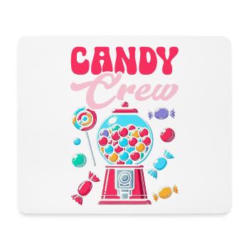 Candy Crew Décoration Candy Lover Sweet Tooth - Tapis de souris (format paysage) - blanc - Devant