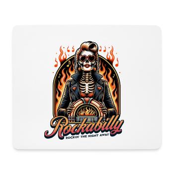Rock and Roll Always and Forever Rockabilly 2025 - Mouse Pad (horizontal) - white - Front