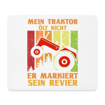 Landwirt Bauernhof Farmer Bauer Traktor - Mousepad (Querformat) - Weiß - Vorne