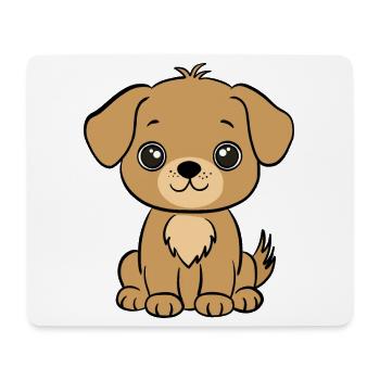Dog - Mouse Pad (horizontal) - white - Front