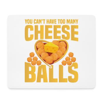  Cheese Ball Foodie Costume for Women Snacks - Mouse Pad (horizontal) - white - Front