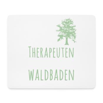 Wald Waldbaden Natur Naturliebhaber Baum Geschenk - Mousepad (Querformat) - Weiß - Vorne