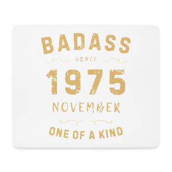 Badass 1975 November - Mouse Pad (horizontal) - white - Front