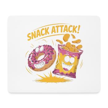 Retro Snacks - Mousepad (Querformat) - Weiß - Vorne