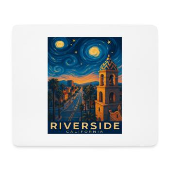Riverside, Californie - Tapis de souris (format paysage) - blanc - Devant