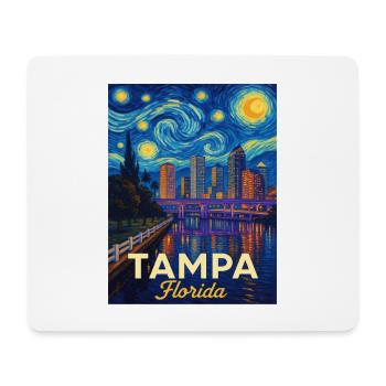 Tampa Florida - Mousepad (Querformat) - Weiß - Vorne