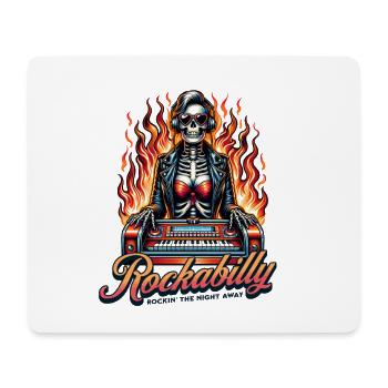 Rock and Roll Always and Forever Rockabilly 2025 - Mouse Pad (horizontal) - white - Front