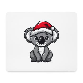 Noël Koala - Tapis de souris (format paysage) - blanc - Devant