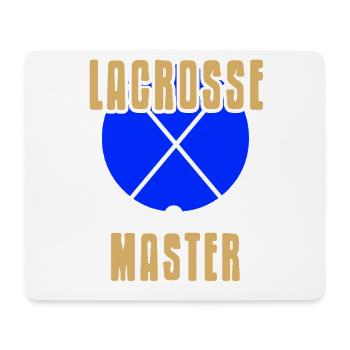 Lacrosse Master Crossed Sticks Pro Level Pride - Mouse Pad (horizontal) - white - Front