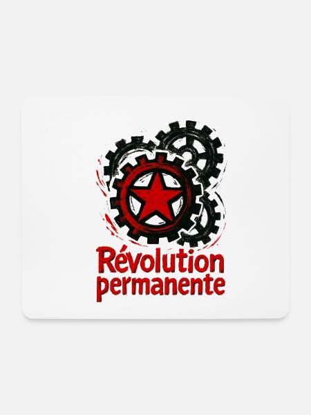 antifa_gauche__-34- - Mousepad (Querformat) - Weiß