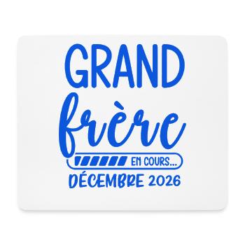 Big Brother Dezember 2026 Schwangerschaftsankündigung Geschenk - Mousepad (Querformat) - Weiß - Vorne