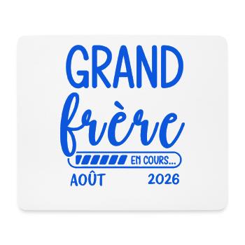 Big Brother August 2026 Schwangerschaftsankündigung Geschenk - Mousepad (Querformat) - Weiß - Vorne
