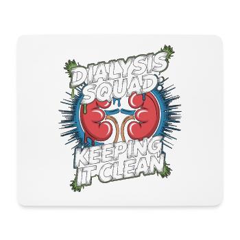 Dialysis Nurse Dialysis Squad Keeping Renal Care - Mouse Pad (horizontal) - white - Front