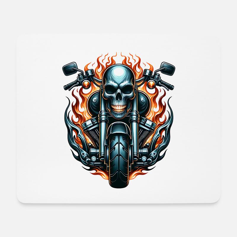 Rock and Roll Always and Forever Rockabilly 2025 - Mousepad (Querformat) - Weiß