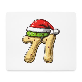 71 Number Biscuit Christmas - Mouse Pad (horizontal) - white - Front