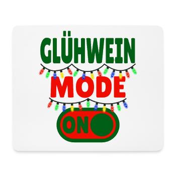 Glühwein Mode ON - Mouse Pad (horizontal) - white - Front