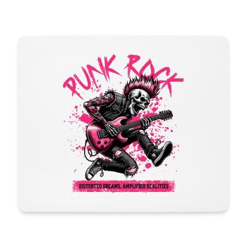 Punk Rock Rebellion Skull Festival Kunst - Mousepad (Querformat) - Weiß - Vorne