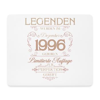 30th Birthday Legend December Vintage 1996 - Mouse Pad (horizontal) - white - Front