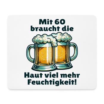 60. Geburtstag 60er 60 Geschenk Spruch Sprüche  - Mousepad (Querformat) - Weiß - Vorne