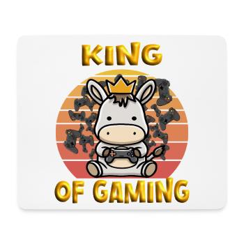 Gambler Donkey - Mouse Pad (horizontal) - white - Front