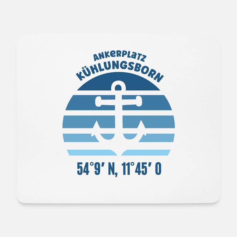 Kühlungsborn Ostseebad Kühlungsborner Ostsee Küste - Mousepad (Querformat) - Weiß